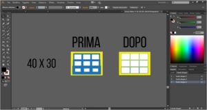 ridimensionare immagini complesse con illustrator