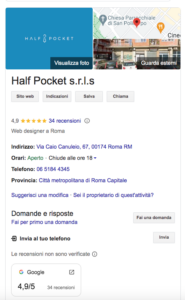 google my business - half pocket