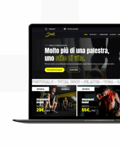 Smile Fitness pagine web-desktop