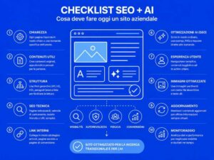 Checklist SEO e AI per ottimizzare un sito aziendale nella ricerca generativa